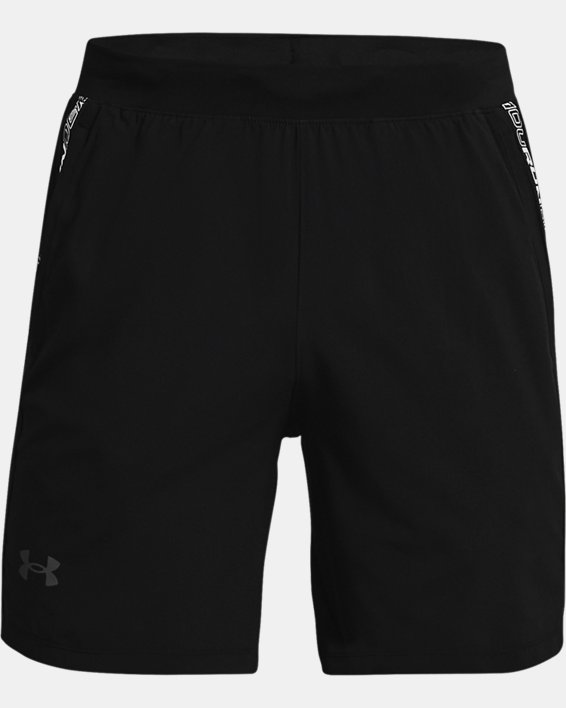 Men's UA Launch Run 7" Tape Shorts, Black, pdpMainDesktop image number 5